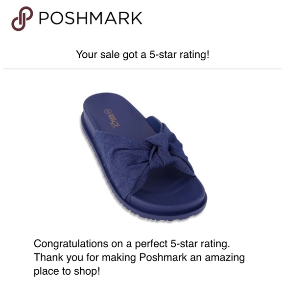 New Denim Knotted Glam Slides - Picture 5 of 6